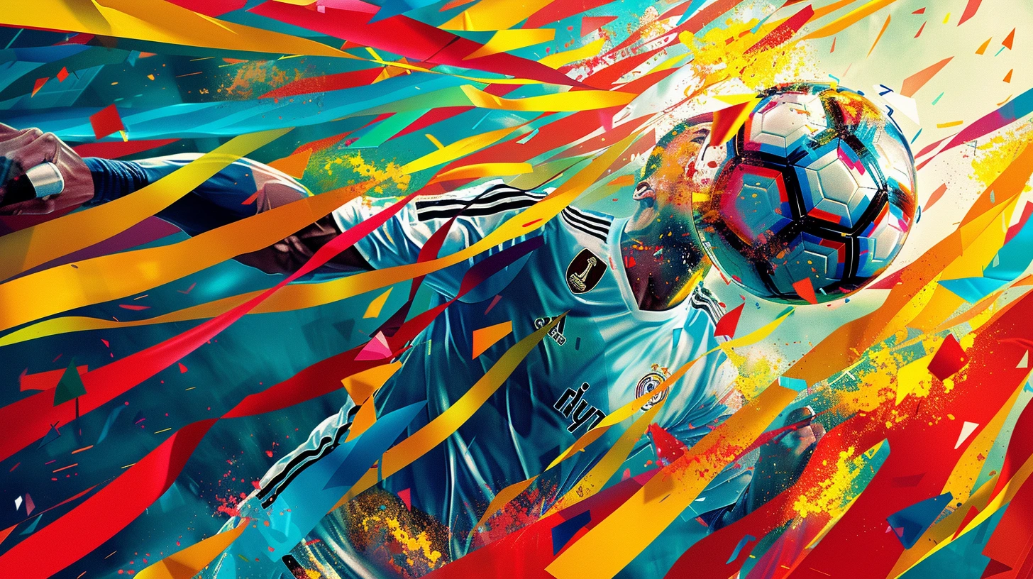 Colour strips inspired by the flags of countries taking part in the 2026 World Cup